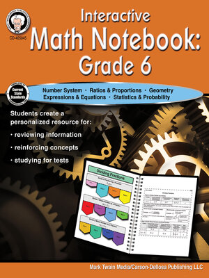 cover image of Interactive Math Notebook Resource Book, Grade 6
